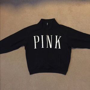 1/4 zip pullover with side pockets